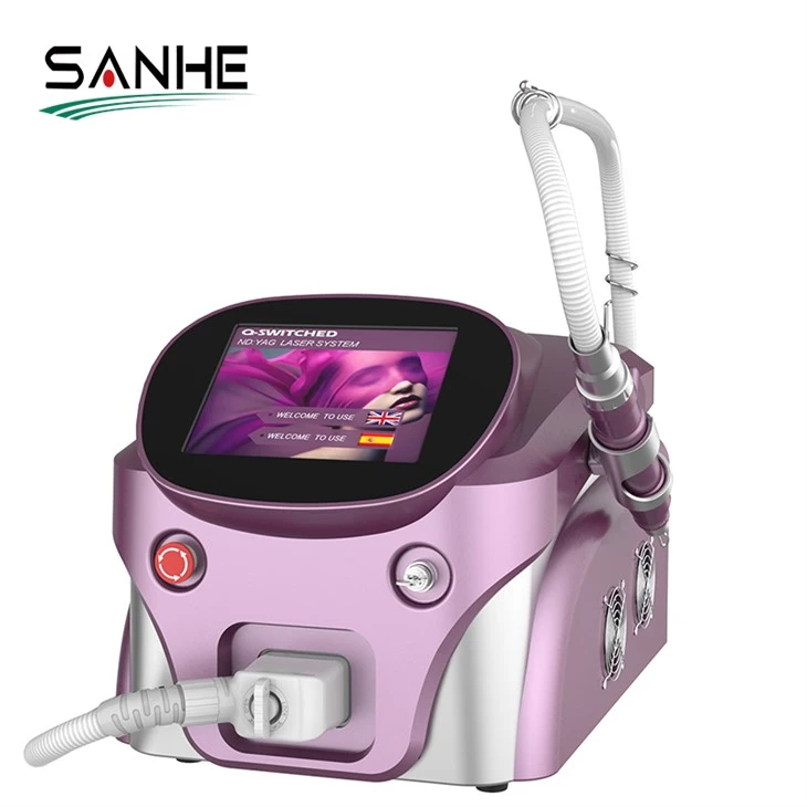 Portable Pico Second Laser Tattoo Removal 532nm/1064nm Pico Laser Nd Yag Laser System